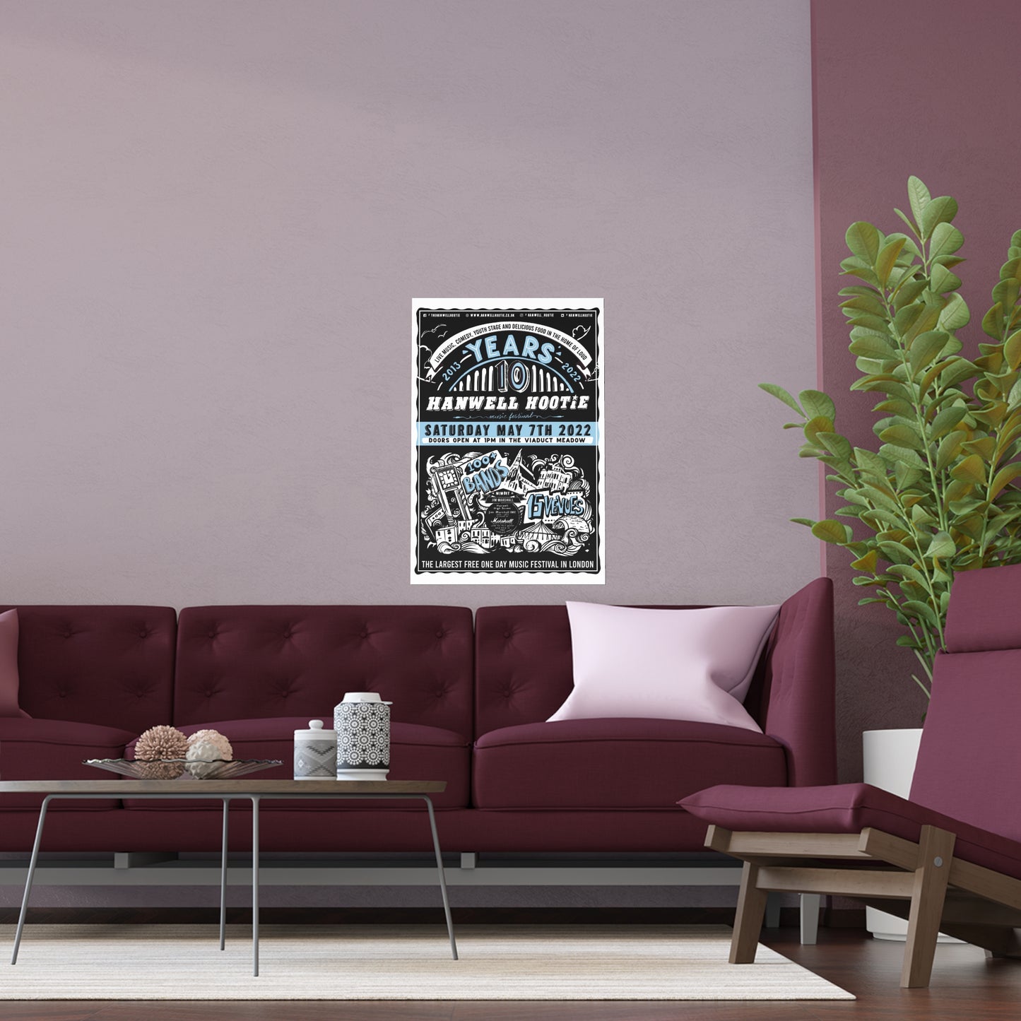 2022 - Hanwell Hootie Silk Print
