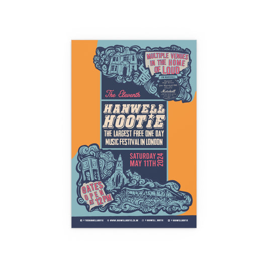 2024 - Hanwell Hootie Silk Print