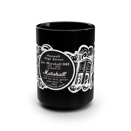 Hanwell Black Mug, 15oz